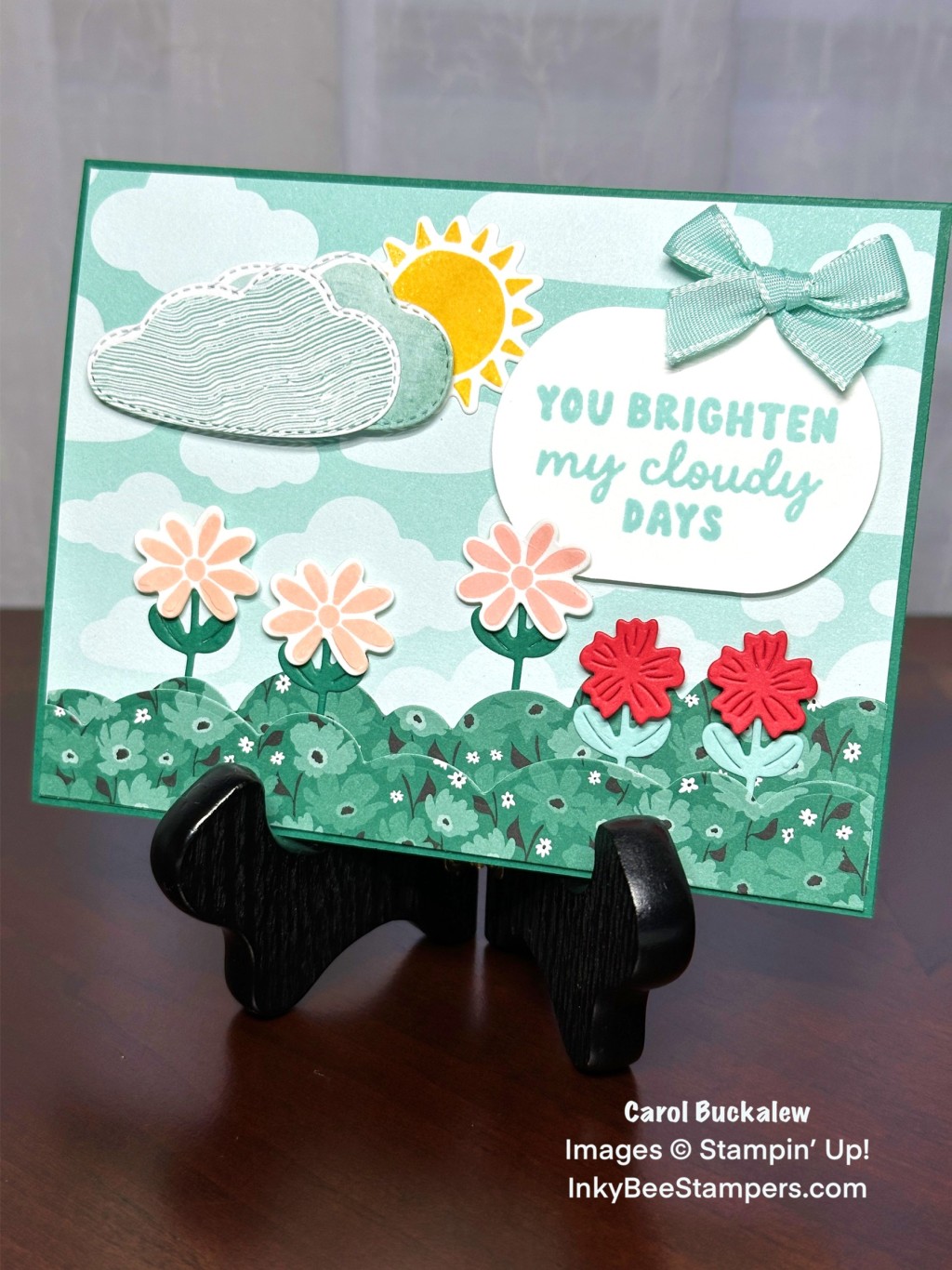 Stampin' Up! Sneak Peek – Bright Skies Friendship Card – Inky Bee Stampers