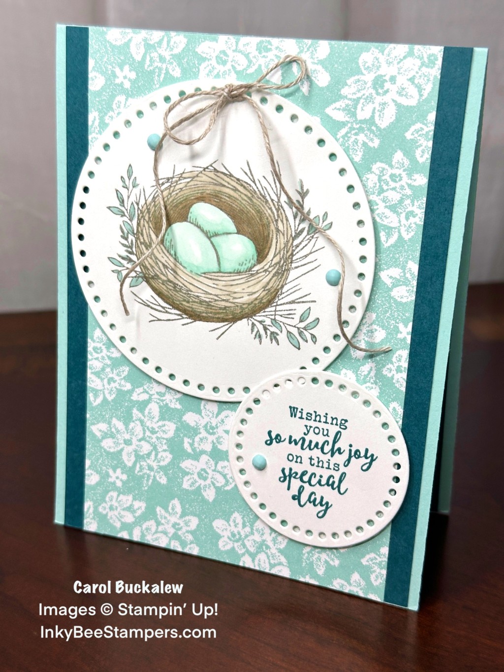 Stampin' Up! Everyday Details Congratulations Card – Inky Bee Stampers