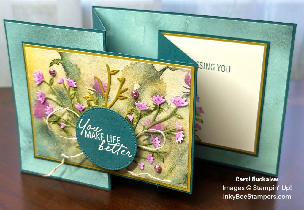 Stampin’ Up! Sneak Peek – Thoughtful Journey Double Z Fold Thinking of You Card