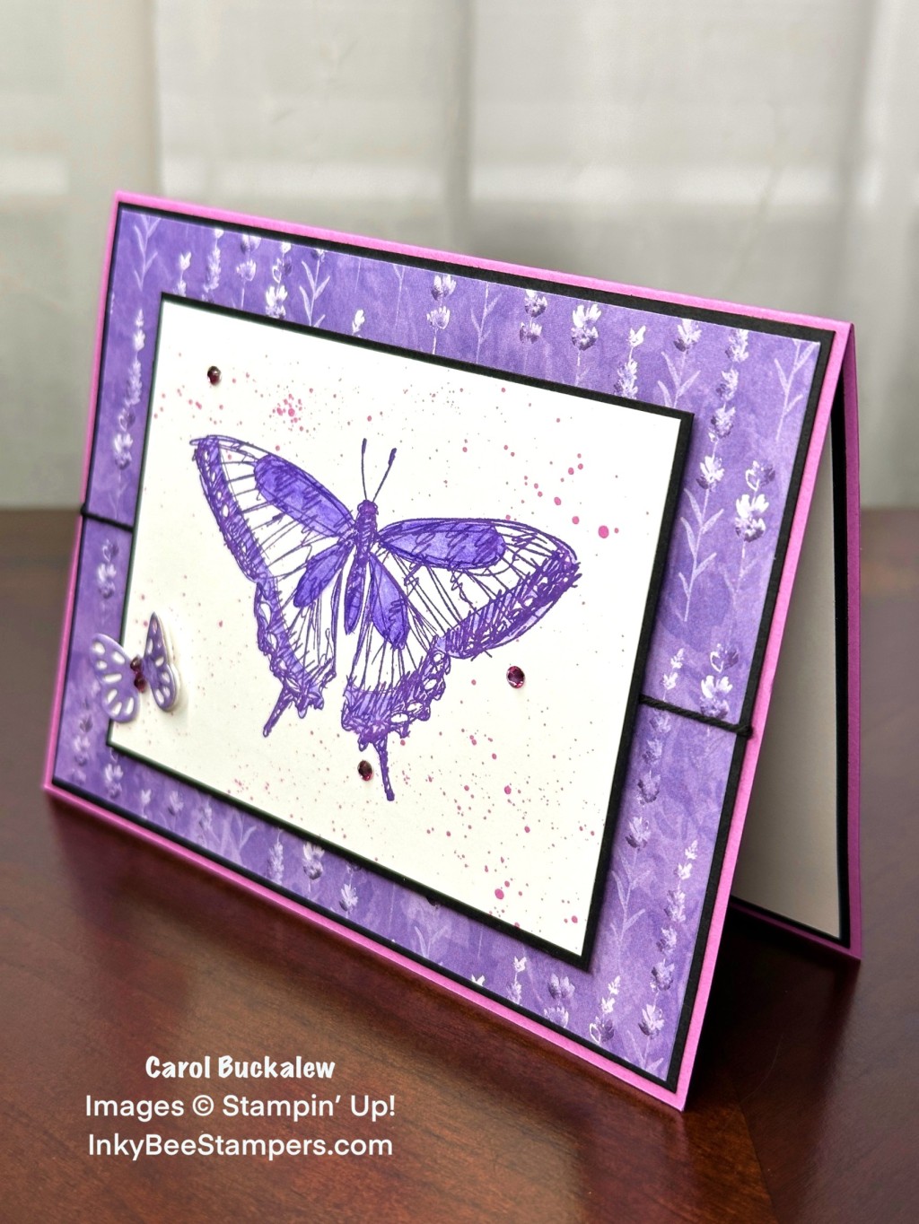 Stampin’ Up! Sketched Butterflies Thank You Card